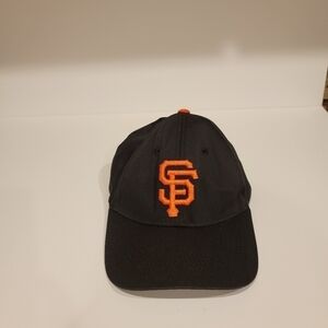 San Francisco Giants snapback hat traditional black and orange